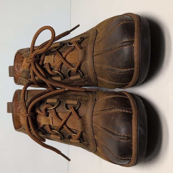 UGG Heather lace up bootie boots women's size 9 EU 40 - Picture 3 of 16